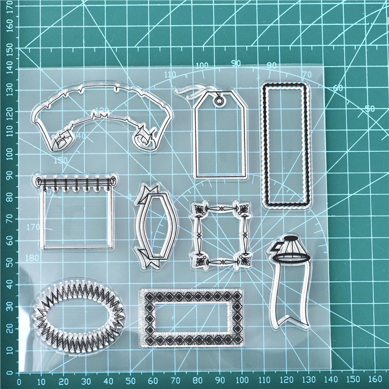 14x14cm 26 букв штампов цветок письмо прозрачный силиконовый штамп/печать для карты DIY Скрапбукинг/фотоальбом Хэллоуин Декор - Цвет: 14x14cm