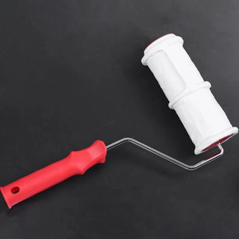 Кирпичный рисунок ролик для краски бытовая щетка украшения стен Diy инструмент