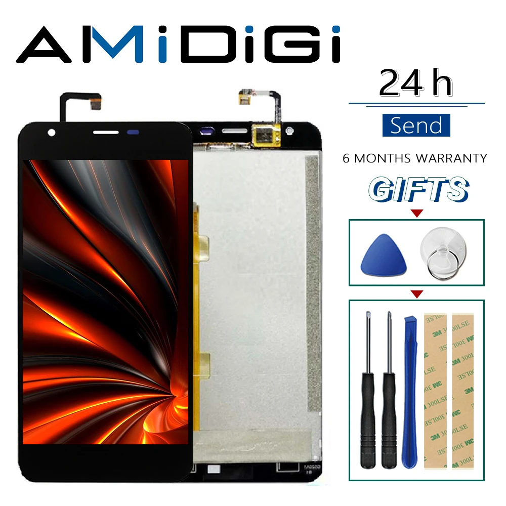ЖК дисплей и сенсорный экран для Oukitel K7000 в сборе стеклянная панель + Бесплатные
