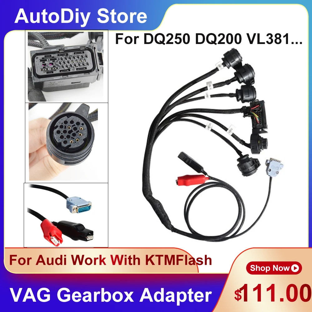 Адаптер VAG для коробки передач автомобильного ключа Audi программатор DQ250 DQ200 VL381 300