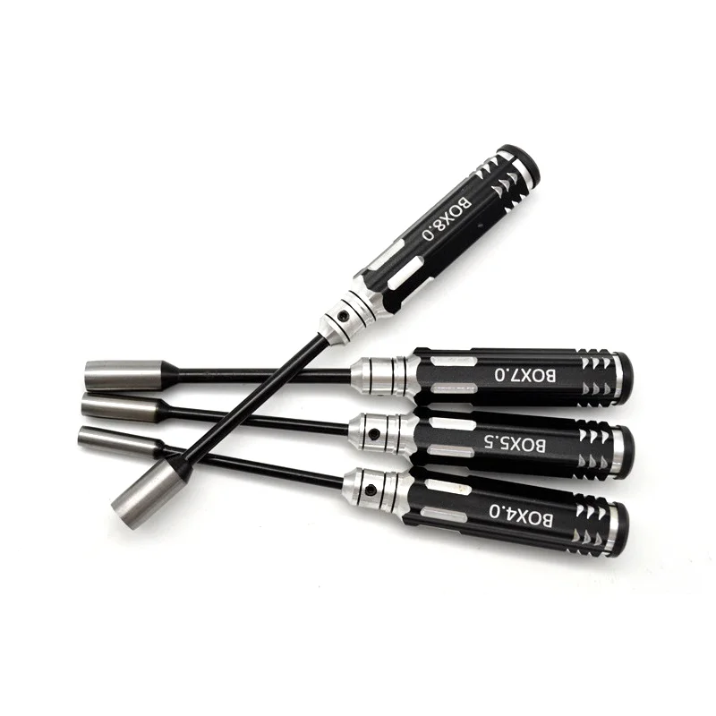 

4PCS Hexagon Socket Screwdriver DIY Tool 4.0mm 5.5mm 7.0mm 8.0mm for RC Vehicle Car Drone Helicopter Airplane DIY Parts