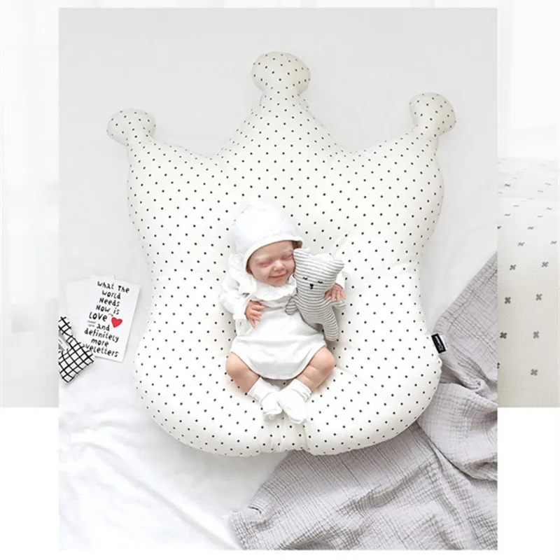 Almohada con forma de beb&eacute;, estera de leche antiderrames, coj&iacute;n de malla para alimentaci&oacute;n de reci&eacute;n nacido, cama de leche, almohadas para beb&eacute;-4