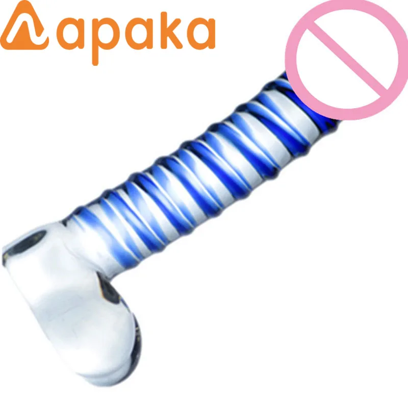 Огромный фаллоимитатор из хрустального стекла 19 5 см реалистичный пенис член для