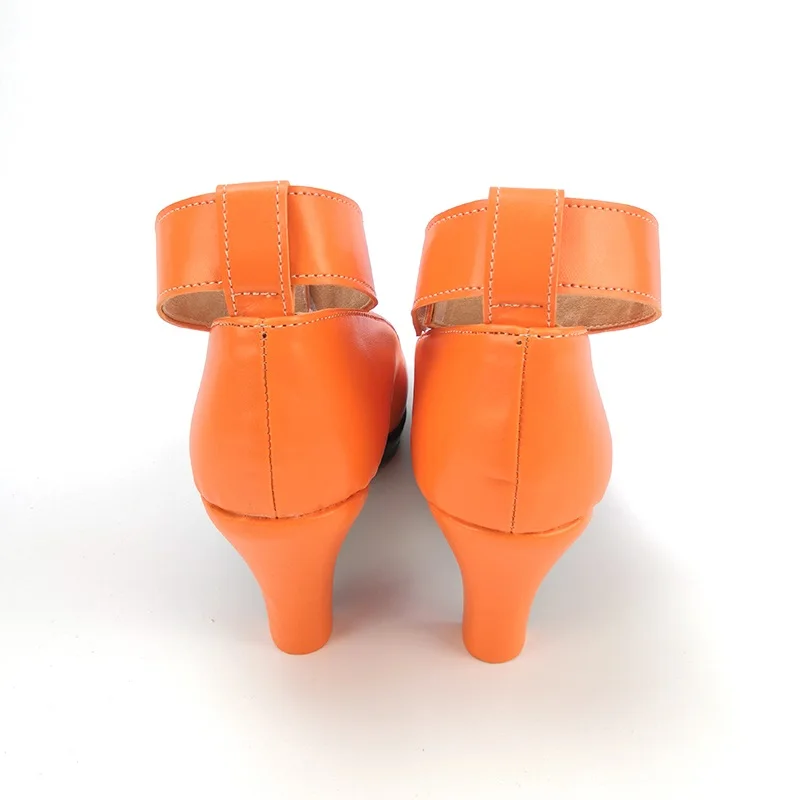 

New Anime Sailor Moon Cosplay Shoes Sailor Venus Cosplay Boots PU Leather High Heels Girls Halloween Party Shoes Size 35-43