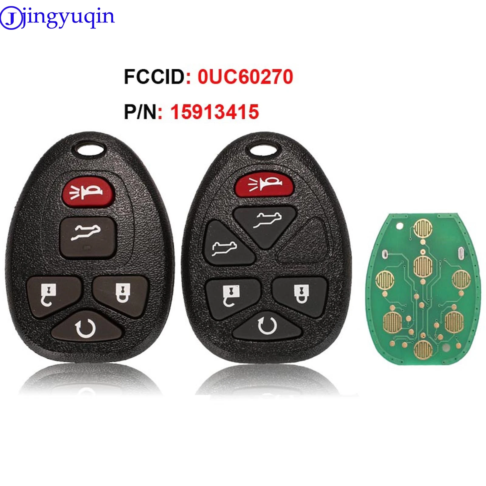Jingyuqin дистанционный ключ для GMC Acadia Savana Sierra Yukon XL 1500 2007 2008 2009 2010 2011 2012 2013 2014 OUC60270