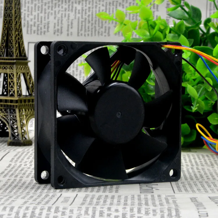 

AVC Ds07025b12u Dc12v 0.7a 7025 4-Wire Temperature Control Case Cooling Fan 7cm