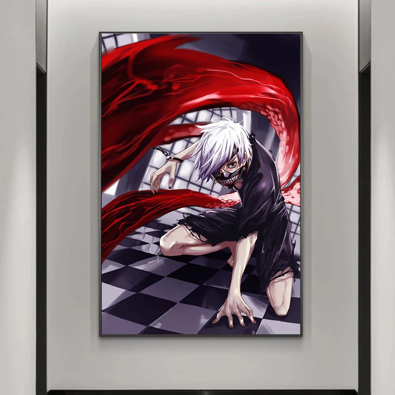 

Tokyo Ghoul High Quality Anime Manga Wall Art Print Decor,50 x 70 cm,No Frame