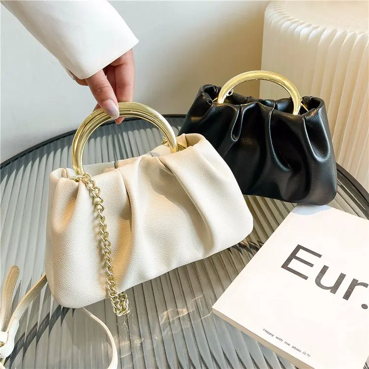 

LINVANSHY Ladies Fashionable Slant Backpack Pu Solid Color Leisure Backpack