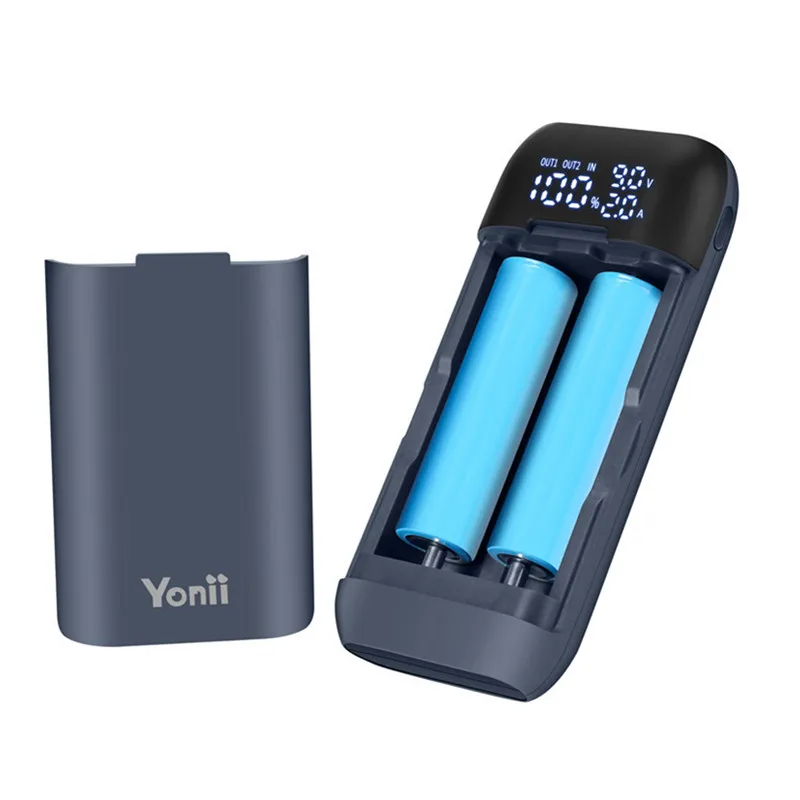 Чехол для зарядного устройства 18650 DIY Power Bank Box QC3.0 PD 18 Вт чехол быстрой зарядки