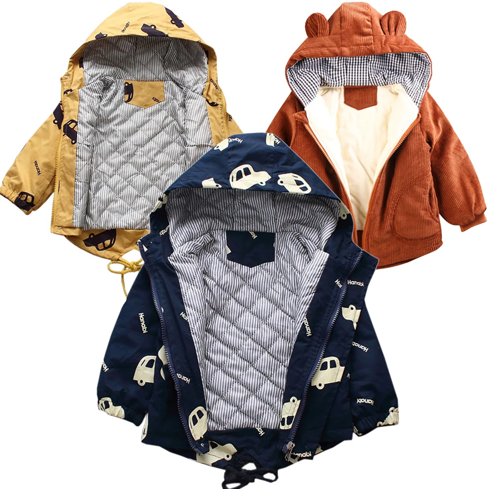 

Детская флисовая куртка с капюшоном, на осень/зиму