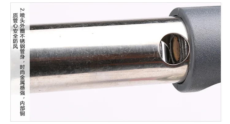 Gas Welding Torch Flamethrower Butane Burner Automatic Ignition Baking Fire Flame Torches Welding BBQ Camping Outdoor Hiking
