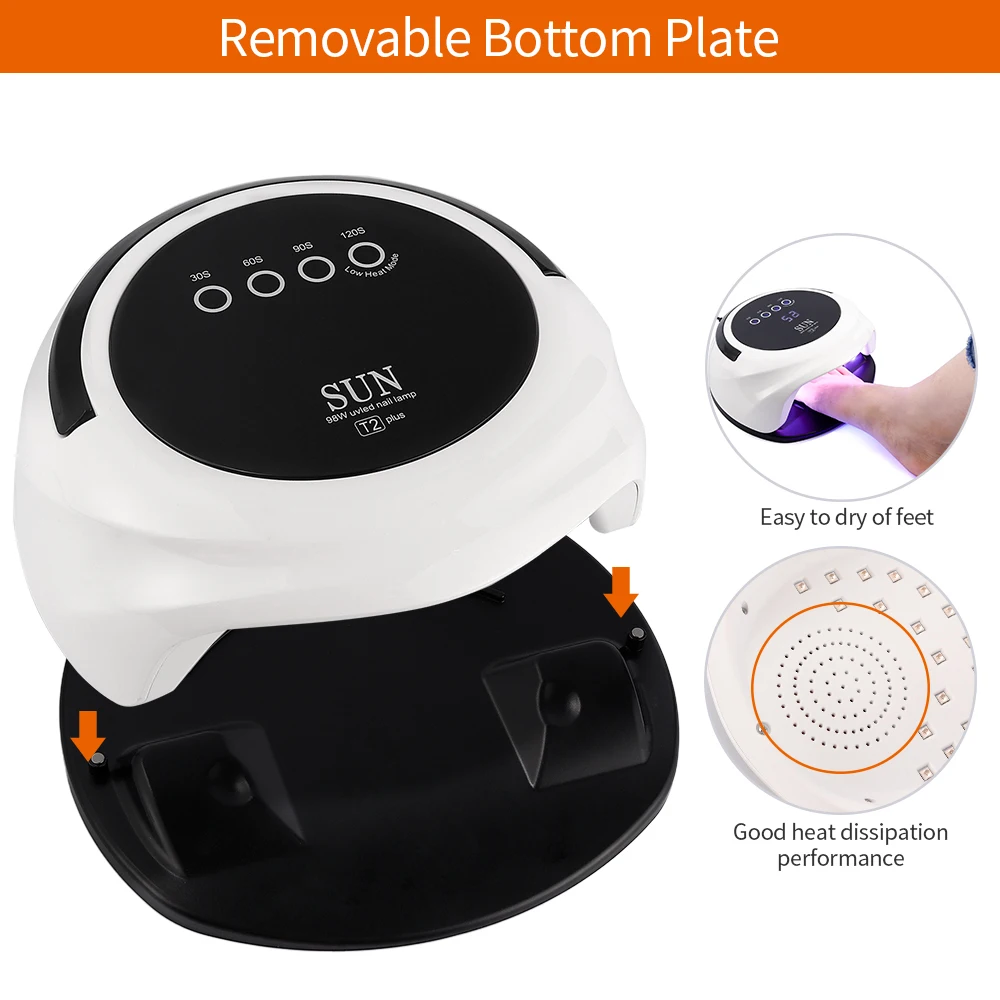 84 Вт Сушилка для ногтей УФ-лампа интеллектуальный датчик 42 Светодиодный 20/60/90/120s
