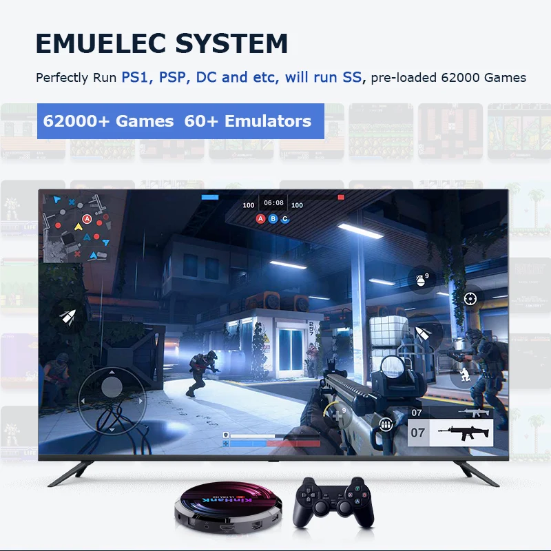 Портативные игровые консоли X Max ретро поддержка 4k ТВ-приставка Wi-Fi 62000 + игр 60