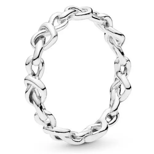 Женское кольцо из серебра 925 пробы с узлом в форме сердца | Украшения и аксессуары