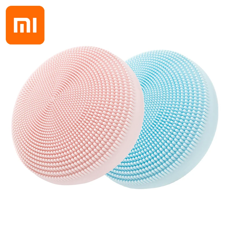 Ультразвуковая щетка Xiaomi Mijia для чистки лица Электрический скребок кожи силиконовый Ультразвуковой