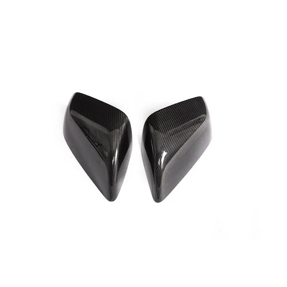 Dry Carbon Car Mirror Cover Caps for Tesla Model X Side Cap Shell Add-On Style | Автомобили и мотоциклы
