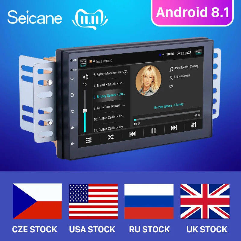 Seicane Android 8,1 7 дюймов 2 Din универсальный автомобильный Радио gps мультимедийный плеер для Volkswagen Nissan hyundai Kia toyata CR-V
