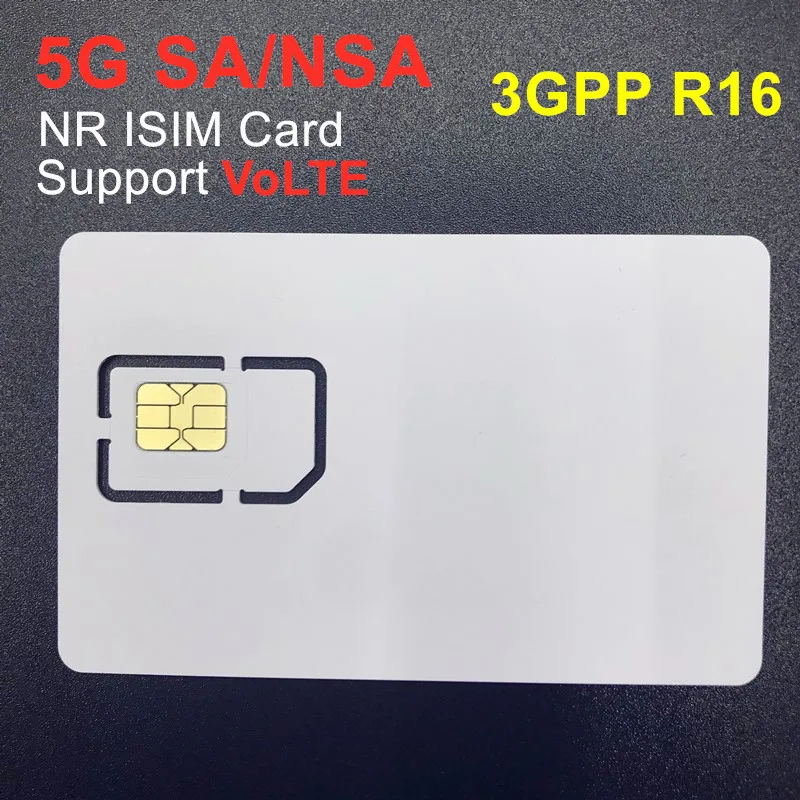 OYEITIMES Programable Blank 5G NR ISIM Cards Writable Blank 5G NR ISIM Card for 5G SA/5G NSA 3GPP R16 5G Environment Operators