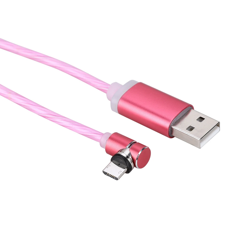 

1m Portable Strong Compatible Magnetic Luminous Android Data Line Charging Cable