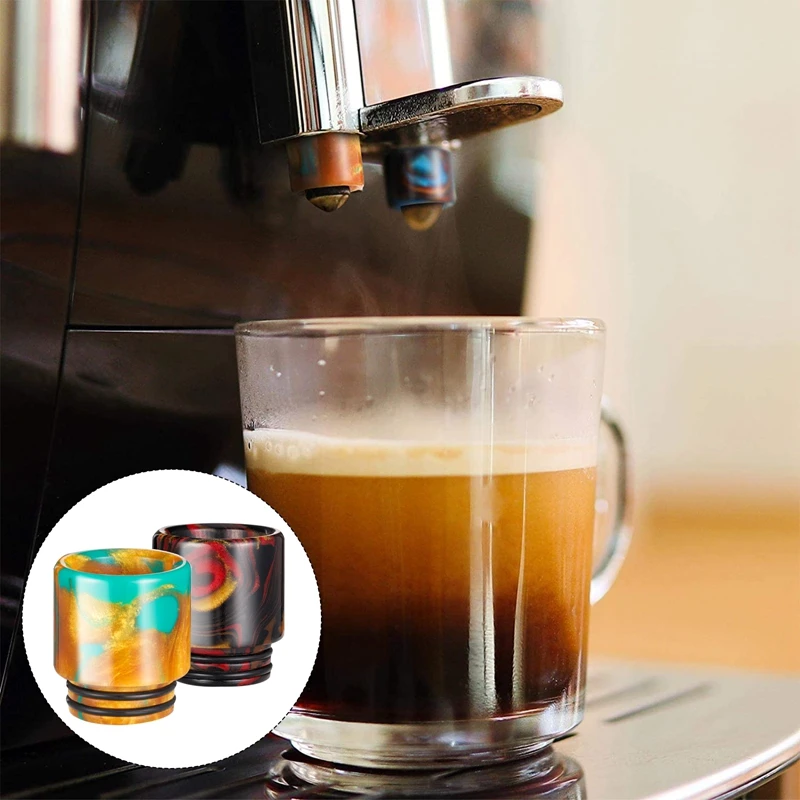 6 шт. каучуковый 810 дрип-Тип Замена Стандартный наконечник Крышка для льда кофе