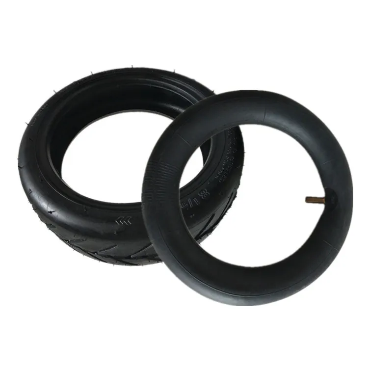 1PCS out 1PCS inner Шины для скутеров, ступица заднего колеса для Xiaomi Mijia M365 8,5 дюймов, демпфирующие твердые шины, полые непневматические шины, завод - Цвет: 1PCS out 1PCS inner