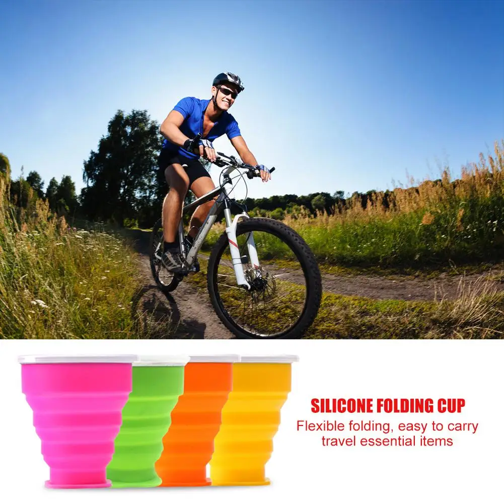 Горячая Распродажа уличные чашки с нежной текстурой выдвижная Питьевая кружка