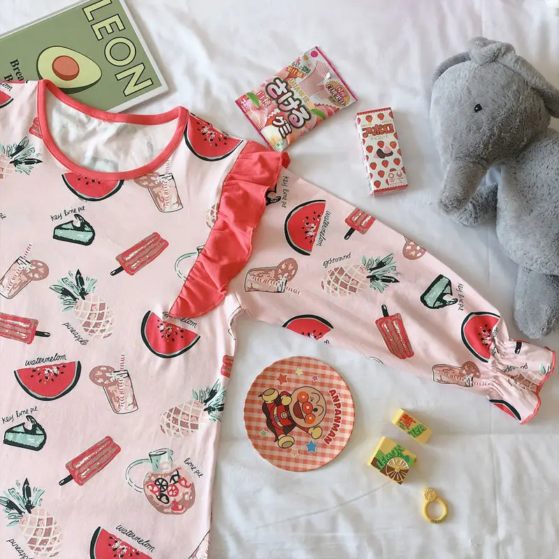 Женская пижама с коротким рукавом размера плюс мультяшным рисунком симпатичная