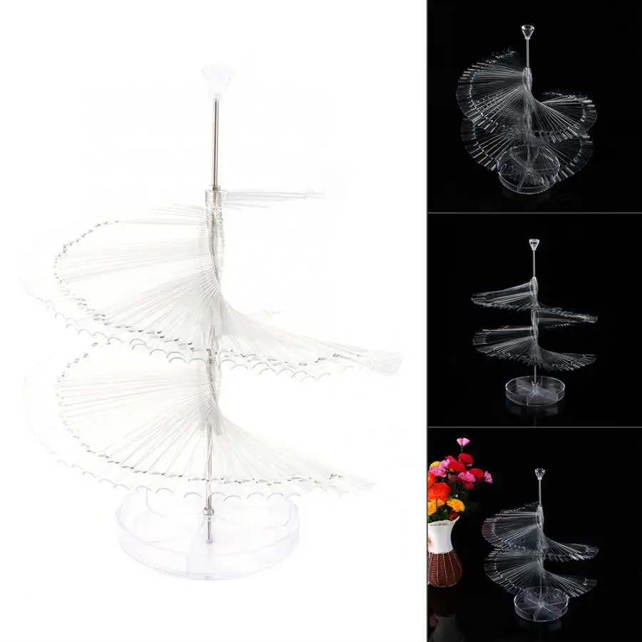 120 палочек для дизайна ногтей витрина спиральные накладные ногти