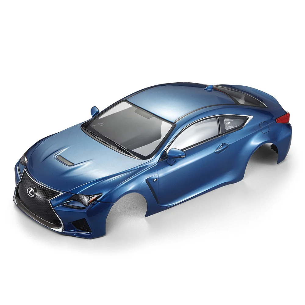 Чехол для радиоуправляемого автомобиля 48648 257 мм для LEXUS RC F готовая Рама корпуса 1/10 Электрический туристический Радиоуправляемый гоночный автомобиль diy запчасти - Цвет: Синий
