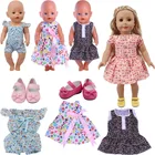 2020 облегающее платье-шорты для кукол, 18-дюймовая американская кукла и кукла Reborns 43 см, для нашего поколения, детские подарки на Рождество