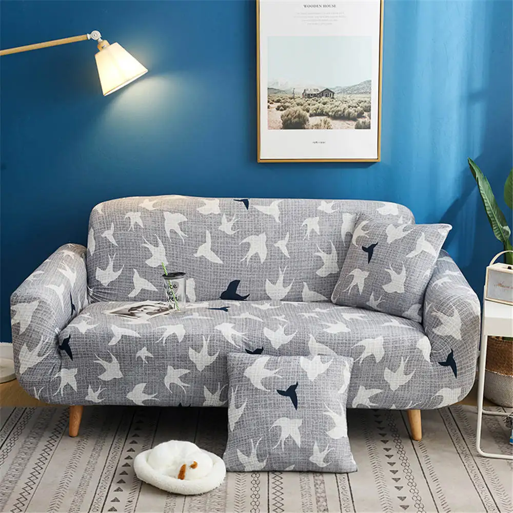 Чехлы для диванов с Кленовым листом теплые зимние накидки на угловые диваны