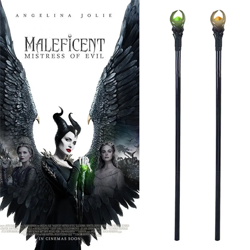Магическая палочка из аниме малефисент: хозяйка зла волшебная ведьмы ПВХ со
