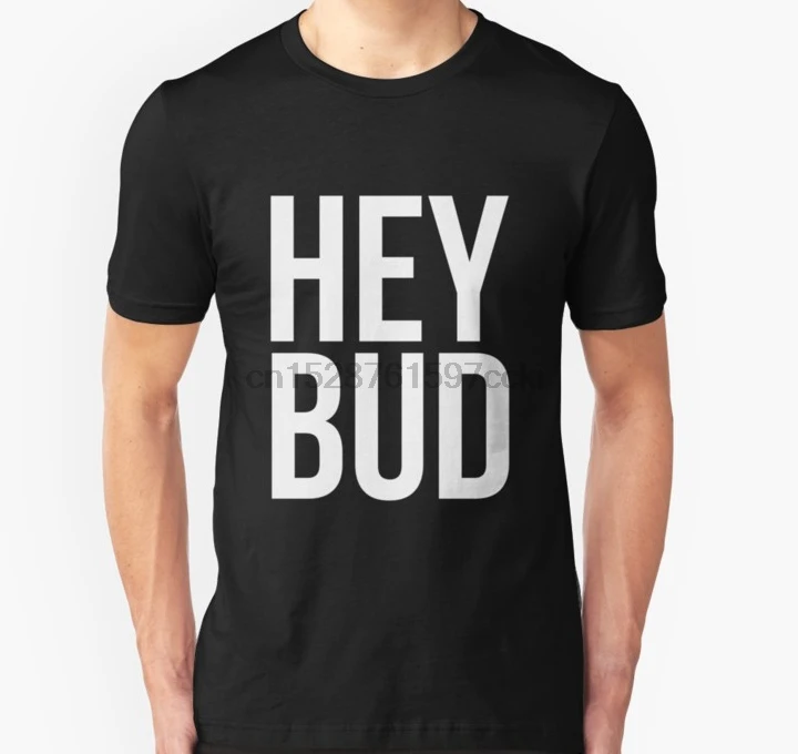 Мужская футболка Хей бутон забавная фраза саркастическая Новинка юмором