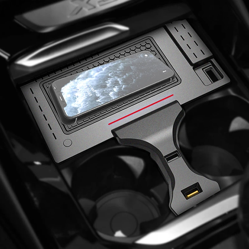 Автомобильное беспроводное зарядное устройство для BMW X3 X4 G01 G02 2019 2020 Быстрая