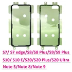 Наклейка на заднюю батарею, клейкая лента для Samsung Galaxy Note 5 S7  S7 edge S8 S9 S20 Plus S10 S10e S20, сверхводонепроницаемая