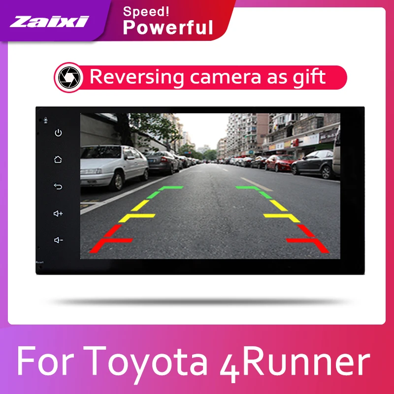 Автомагнитола ZaiXi мультимедийный видеоплеер 2 Din на платформе Android с GPS для Toyota 4Runner