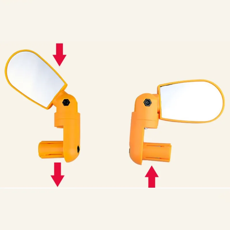 

1Pc Bike Rearview Mirror Road Mountain Bicycle Handlebar Wide Angle Rear Rotate View Mirrors