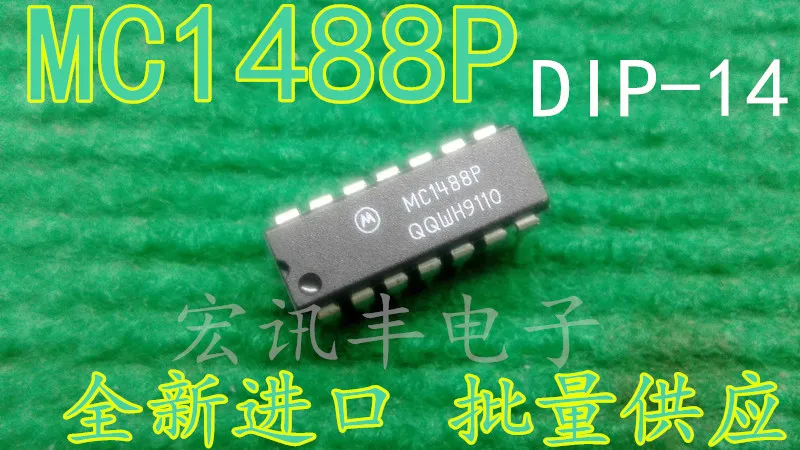 5 шт./лот MC1488P DS1488N DIP14 RS232C | Электронные компоненты и принадлежности