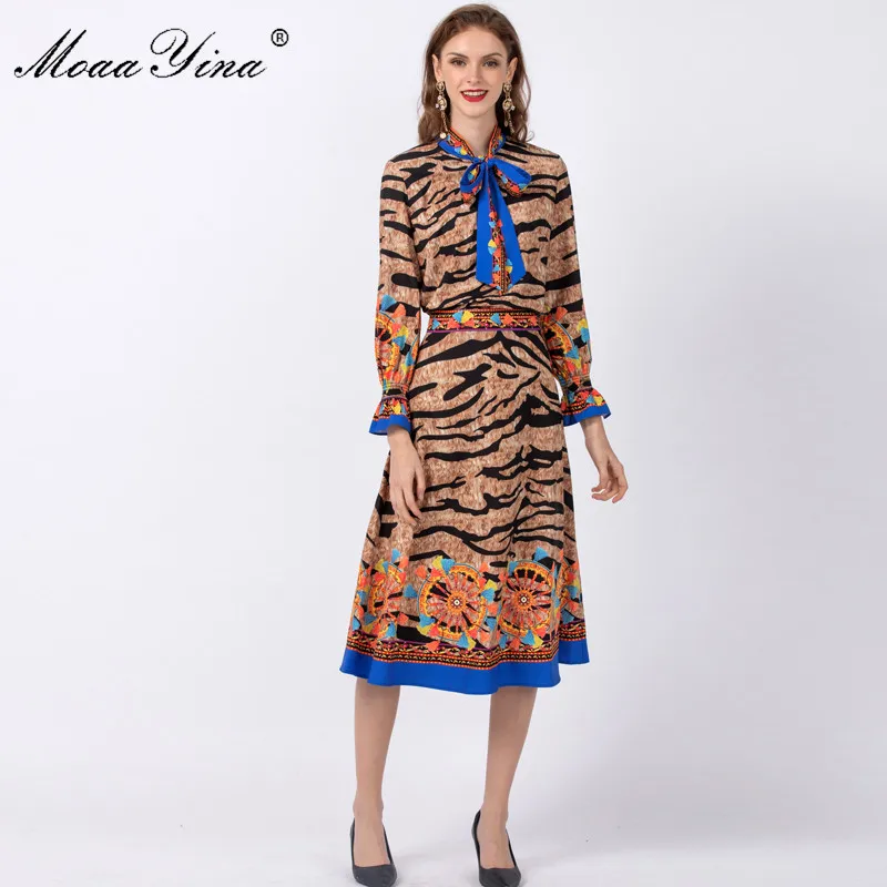 Модный дизайнерский комплект moaayina весенне-летний женский Топ с длинным рукавом и