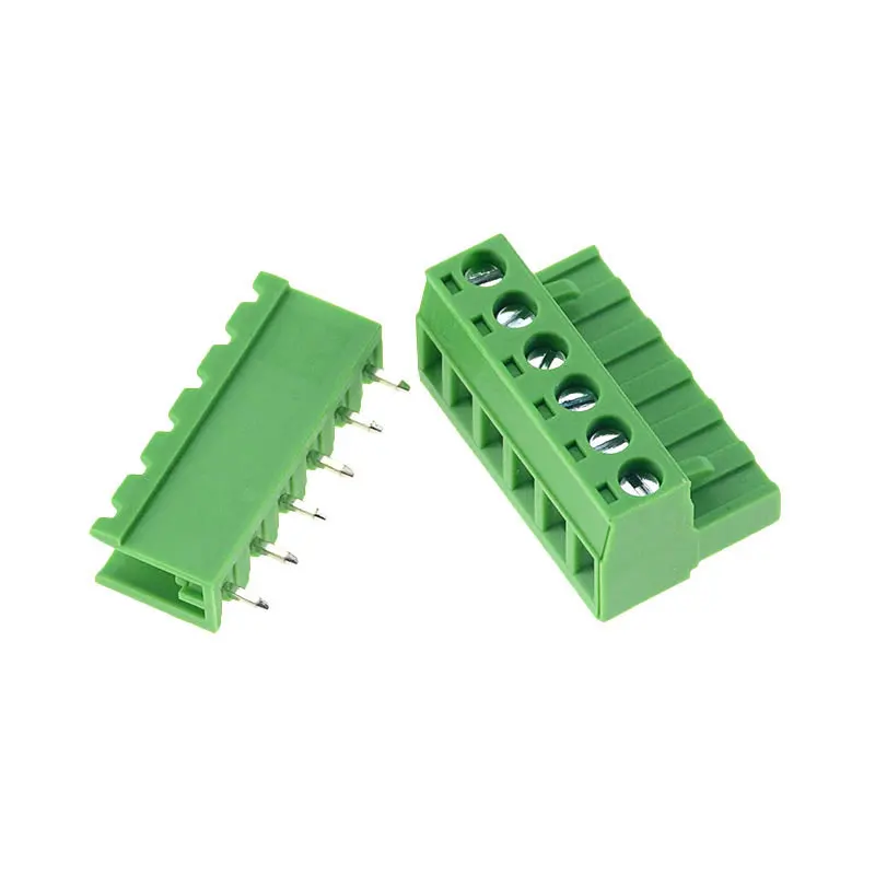 10 шт./лот 5 08 мм шаг PCB подключаемый клеммный блок коннектор 2/3/4/5/6/7/8/9/10P