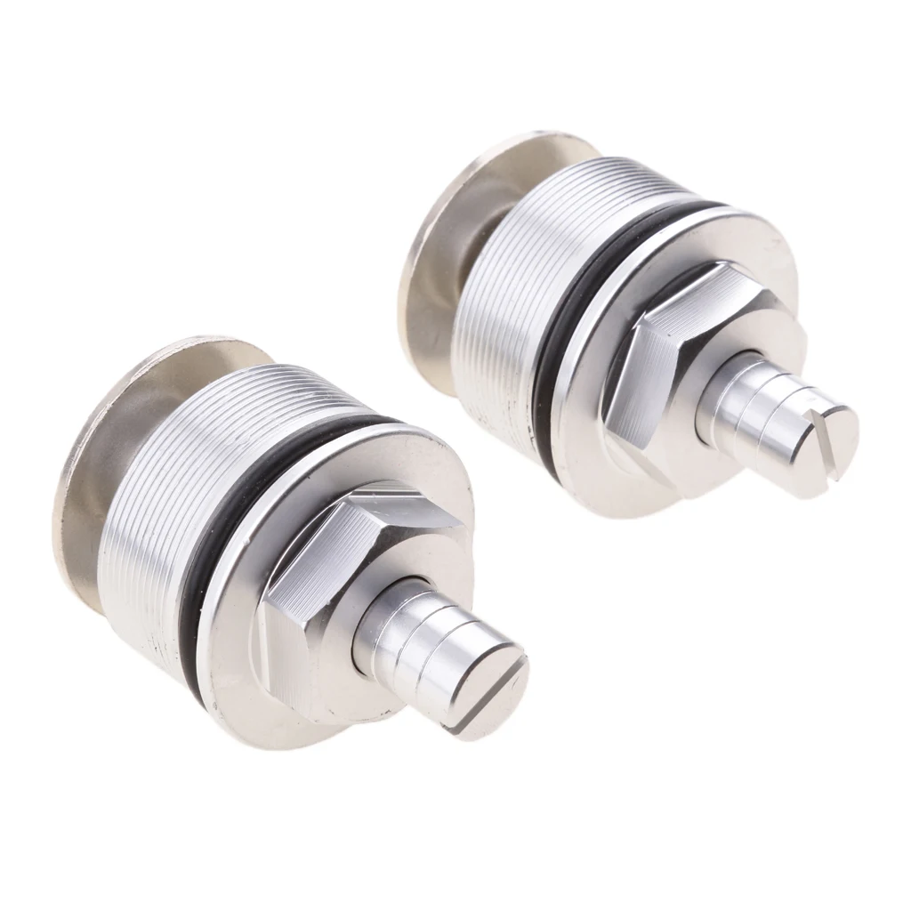

1 Pair Aluminum Front Fork Bolts Cap Adjusters for Honda CB400