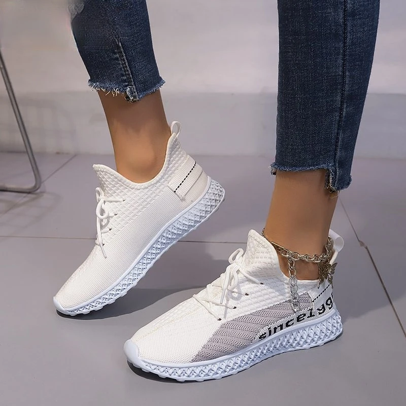 

2021 Sneakers Women Breathable Mesh Casual Shoes Female Fashion Sneakers Platform Women Vulcanize Shoes