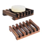 1 шт., деревянная подставка под мыло из натурального бамбука