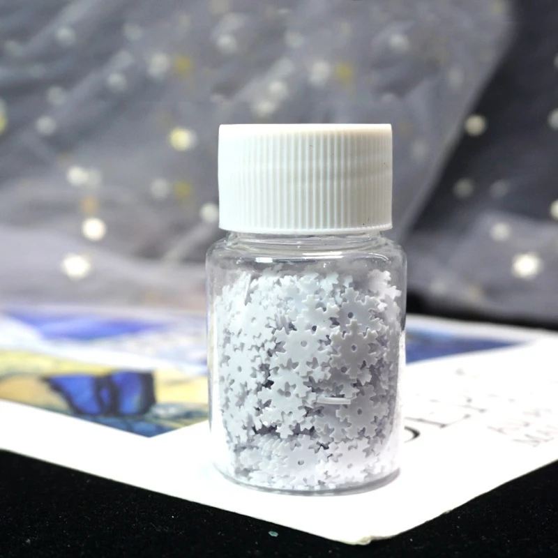 

Snowflake Bright Flakes Sequins Kit DIY Snowflake Resin Fillings Glitters Resin Art Decor Fillers Jewelry Making 10g Per R9JE