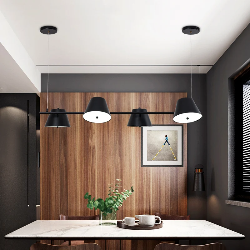 Современный Железный подвесной светильник Северной Европы креативный