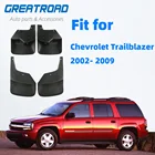 Комплект брызговиков для Chevrolet Trailblazer 2002- 2003 2004 2005 2006 2007 2008 2009 SSR, 4x передних и задних брызговиков