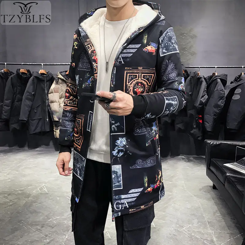 2020 Корейская версия тренда средней длины Красивая осенне-зимняя одежда из