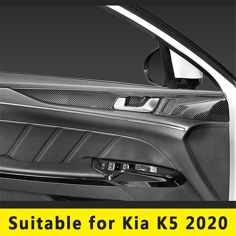 

Car door trim modification interior panel carbon fiber pattern modification accessories suitable for Kia K5 2020 2021