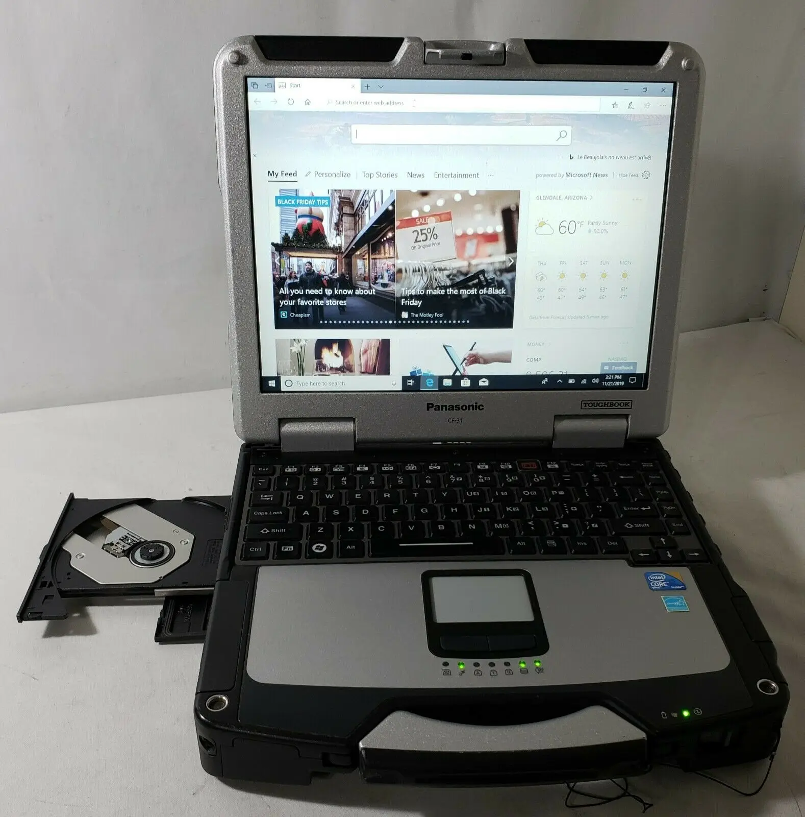 

Used Panasonic Toughbook CF31 CF 31 Touch Rugged Laptop MK3 i5 3320/MK5 i5 5300 8G/16G RAM 2.6GHz Win7/Win10 Diagnosis Computer
