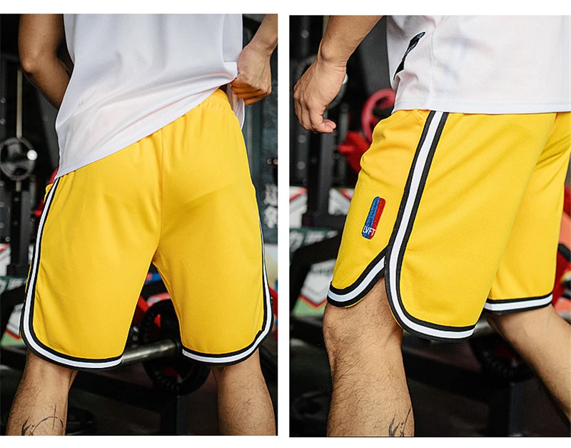 Новинка лета 2020 шорты для фитнеса и бега мужские спортивные сетчатые